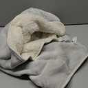 Bedsure Waterproof Dog Blankets for Medium Dogs - Medium Cat Blanket Washable for Couch Protection, Sherpa Fleece Puppy Blanket, Soft Plush Reversible Throw Furniture Protector, 30"X40", Light Grey