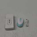 seenda Wireless Mouse, Rechargeable Light Up Mouse for Laptop, Small Cordless Mice with Quiet Click LED Rainbow Lights for PC Computer Kids Chromebook Windows Mac,Mint Green