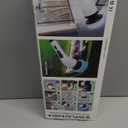 Electric Spin Scrubber, Cordless Cleaning Brush, Shower Scrubber with 9 Floor Machine Pads, 2H Power Dual Speed, Adjustable Extension Handle, IPX7 Waterproof for Floor Carpet Tub Tile Car, O-White.