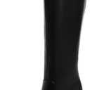 Modatope Knee High Boots Women Chunky Heel Square Toe Heeled Tall Boot for Women Fashion Side Zipper Long Boot (6.5)
