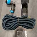 Expanding Upgraded Flexible Garden Water Hose w/ Spray Nozzle in Black/Blue (50ft) - CycloneSound