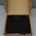 Cargo Net for Pickup Truck Bed 4'4' Stretches to 7'7', Highly Elastic Truck Bed Net with Fine Mesh & 8 Strong Metal Carabiners, Easy to Install Cargo Netting for Vehicles, Trailers, Boats