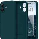 Magnetic for iPhone 17 Case, Compatible with MagSafe, [Full Camera Protection][Screen Protector] Silicone Shockproof Protective Phone Case for iPhone 17 6.3", Deep Blue