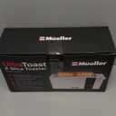 Mueller UltraToast Full Stainless Steel Toaster 2 Slice, Long Extra-Wide Slots with Removable Tray, Cancel/Defrost/Reheat Functions, 6 Browning Levels with LED Display, Housewarming Gifts New Home