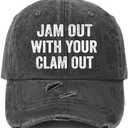 Funny I Bleached My Assholes for This Hat for Mens Classic Washed Distressed