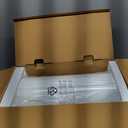 Architectural Mailboxes Reliant Secure, Locking USPS Approved Heavy Duty, Steel Metal Post Mounted Mail Box for Outside, White, Large Curbside Mailbox with Magnetic Door