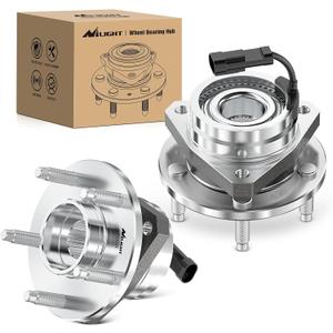 Nilight Front Wheel Hub and Bearing Assembly for Chevrolet Malibu 2004-2006 2007-2011 2012, HHR & Cobalt 2008-2010, Pontiac G6 2005-2010, Saturn Aura 2007-2009 with ABS & 5-Lug, OEM 513214