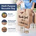 Reli. Reusable Thank You Bags | 50 Pack, 2 Mil, 12" x 6.75" x 14"