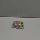 Qulable Colorful Shower Curtain Hooks - 12 Pcs Circular Plastic Shower Curtain Rings for Bathroom - O Shaped Rainbow Color Shower Hooks Rings for Shower Curtain Rod