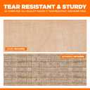 Burlap Table Runners- {12inx10yards}- Burlap Cloth Roll Used for Dining Runners, Crafts, Dresser Cover & Sackcloth - Natural Jute Runner Suitable for Event Decor, Thanksgiving Table & Weddings