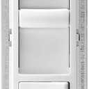 Leviton SureSlide Dimmer Switch for Dimmable LED, Halogen and Incandescent Bulbs, 6674-P0W, White