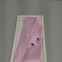 JEMYGINS Solid Color Tie and Pocket Square with Cufflinks Set for Men (Blush Pink)