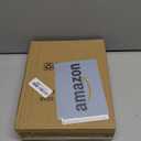 Califortree 8x10 Shadow Box Frame with Linen Back - Real Glass, Push Pins Included, Sturdy Rustic Memory Display Case, Fits 6.8x8.8 Inserts, Distressed White