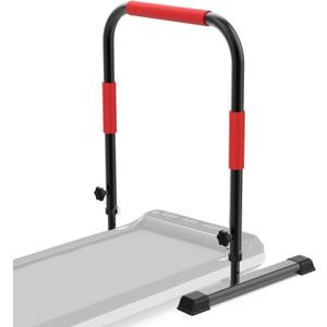 Adjustable Walking Pad Handle only, 19.7 inch Wide, 38 inch Max Height, Red