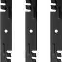 482877 Mulching Blades Set Replaces Scag 48110 481706 482461 483316 Snapper 7075771 7075771BZYP Lesco 21871 50111 Hustler 601123, Compatible with CZT19480KWV CZT19481KWV 48" Deck (3PACK)