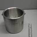 3L Stainless Steel Ice Bucket with Lid and Tongs - Double Wall Insulated Wine & Champagne Chiller for Parties, Home Bar, Cocktails - Includes Meltwater Strainer (Silver)