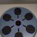 Second Generation Music Boxing Machine with Boxing Gloves, Boxing Machine Wall Mounted Music, Smart Bluetooth Music Boxing Trainer with Gloves, Music Boxing Machine for Adults, Indoor and Gym Blue