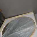 Niccy 28" Round LED Bathroom Backlit Mirror with Lights, Gold Frame Lighted Bathroom Vanity Mirrors for Wall Circle Mirror with Anti-Fog, Light Up Mirrors 3 Color ShatterProof