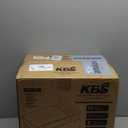 KBS Premium Convection Bread Maker Dual Heater, 17-in-1 Stainless Steel Bread Machine Ceramic Pan, Nut Dispenser,Touch Panel,2lb Loaf 3 Sizes 3 Crust Colors,Gluten-Free,Sourdough,Jam,Yogurt,53 Recipes