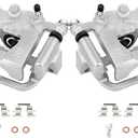 SCITOO Rear Left+Right Brake Calipers With Bracket 19-B2780A 19-B2781A For Nissan For Altima 07-12 For Nissan Juke 11-17 For Nissan For Maxima 07-08 For Nissan Sentra 11-12 14-16
