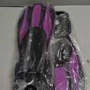 Snorkel Fins Diving Fins Adjustable Buckles Open Heel Swim Flippers Travel Size Short Swim Fins for Snorkeling Diving Swimming Adult Men Womens (ML/XL(US Men 9-13/ Women 10-14), Purple)