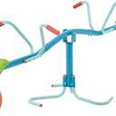 TP Toys Spiro Spin Teeter Totter - Bounces and Spins 360 Degrees, Blue/Green