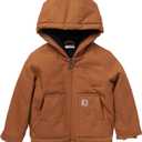 Carhartt Kid's CP8552 Canvas Insulated Hooded Active Jac - Boys (4T)