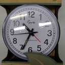 Equity 14075 Black Analog Wind-Up Alarm Clock (Small)