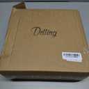 DELLING Set of 2 Ceramic Tart Pans, 9.5 inch Quiche Pan, Fluted Edge Quiche Baking Dish/Pie Pan, Perfect for Baking Tart Pies and Chicken Pot Pie, Cheesecake, Creme Brulee, Round, White