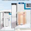 Backflow Preventer Insulation Cover, (5F) Actgan 16"X20" 5 Layers Outdoor Pressure Vacuum Breaker Sprinkler Valve Faucet Cover for Winter Freeze Protection Beige