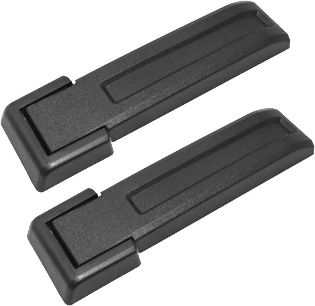 2Pcs Tailgate Hinge Cover Trim Replacement for Jeep Wrangler JK & Unlimited 2007-2017 Tailgate Hinge Cover Rear Door Trim Spare Tire Bracket Decoration