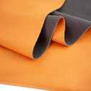 Leathaire Fabric, 57.8'' x 39'' (147cm x 100cm) Faux Leather, Waterproof, Abrasion and Scratch Resistant Texture Leathaire Fabric,1.1 mm Upholstery (Orange)