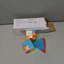 ROXENDA Speed Cube Set, Magic Cube Set of 2x2x2 3x3x3 Pyramid Cube Smooth Puzzle Cube (Stickerless)