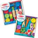 Melissa & Doug Modeling Dough & Sculpting Tools, 8 Tubs of Playdough Modeling Clay with Cutters, Rollers & Molds, Arts & Crafts Kit & Accessories, Preschool Learning Toys for Kids Ages 3+
