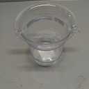 Crystal Clear Plastic Ice Bucket - Reusable Ice Container & Beverage Cooler, Perfect Bar Accessory for Parties, Themed Events, Picnics & Everyday Home Use