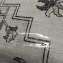 LBRO2M Boho Area Rug 9X12 Washable Rugs for Bedroom Low Piles Indoor Carpet, Non Slip Soft Rug for Living Room, Dining Room, Gray Rug Foldable Pet Friendly Area Rugs Stain Resistant (9'X12' Gray) (Grey)