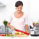 PRETYZOOM 17 Inch Extra Large Watermelon Cutter with Serrated Blade for Easy Slicing of Melons Bread and Cakes Kitchen Fruit Knife for Home Use