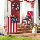250 Years America Anniversary Garden Flag, Double-sided 250 USA Patriotic 4th of July Yard Sign for 2026 Outdoor Independence Day Decoration