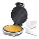 Proctor Silex Waffle Cone and Ice Cream Bowl Maker with Browning Control, Shaper Roller and Cup Press, 7.5” PFAS-Free Nonstick Plates, White (26410MN)