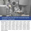 390323 Carburetor Replacement For 394228 398170 194412 190432 190402 195422 170401 7HP 8HP 9HP Horizontal Engines Generator Troybilt Carb, Include Air Filter