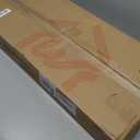 DIMJ Storage Bins with Lids - 4 Pack Large Fabric Closet Organizer with Window & Handles, Collapsible Decorative Storage Boxes for Shelves Under Bed, Books Clothes Blankets Sweaters Organization (Gray)