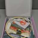 ETSPIL Embroidery Kit for Adult Beginners, 3-Pack 33-Stitch Practice Samplers, Pre-Stamped Patterns, 7.8-Inch Hoop, Threads & Needles, Step-by-Step Guide & Video, DIY Needlework Craft Gift for Women