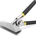 HURRICANE Sheet Metal Hand Seamer, 6 Inch Straight Jaw Sheet Bender Tools for Flattening Metal, Bending Pliers with Double Dipped Cushion Handle, Grip Strength and Versatility