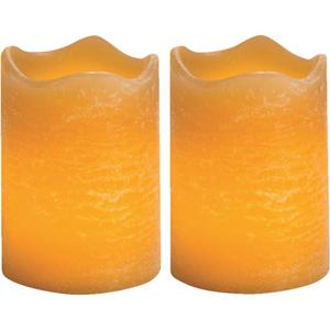 Sterno Home 2 Led Wax Candle Votives Cinnamon Chai Scent Parfune De Cannelle Chai