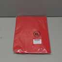 Valiamcep Women's Mini Dress Ruffle V-Neck 2024 Fashion Fall Long Sleeve Basic Ribbed Knit Slim Fitted Sexy Bodycon Pencil Dresses Red XL