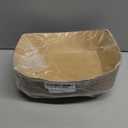 MotBach 50 Pack Extra Large 5LB Paper Food Boats Trays Disposable Paper Boat, Heavy Duty Kraft Food Serving Tray Boat Basket for Snack Popcorn Sandwich Burger Taco BBQ Dessert Fries Nacho