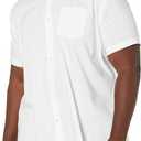 Dockers Men's Supreme Flex Long Sleeve Button Up Shirt, Large tall