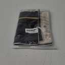 Yangest Black Patchwork Velvet Lumbar Pillow Cover with Gold Striped Leather Cushion Case Modern Luxury Pillowcase for Sofa Couch Bedroom Living Room Home Decor,12"x20"