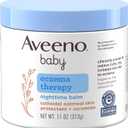 Aveeno Baby Eczema Therapy Nighttime Body Balm, Moisturizing Eczema Treatment, Ceramides, Triple Oat Complex, Soothes Dry, Itchy Skin, Hypoallergenic, Fragrance & Steroid Free, 11oz
