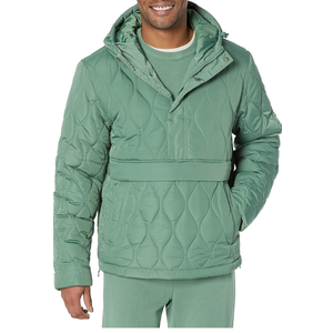 Amazon Essentials Men's Anorak Hooded Quarter-Zip Puffer Coat 2XL Amazon Essentials Men's Anorak Hooded Quarter-Zip Puffer Coat 2XL